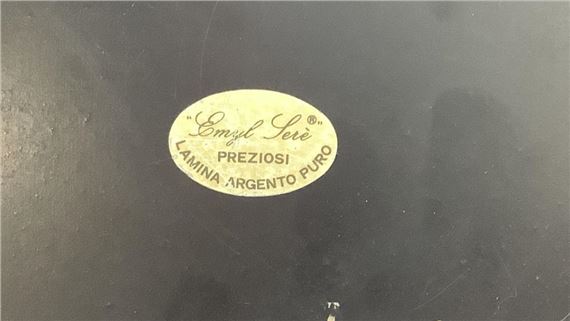 Ermes Ottaviani | Ermes Ottaviani Silver Plate Panther Sculpture