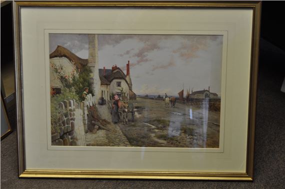 EARLY 20TH CENTURY MARY HAGARTY WATERCOLOUR PAINTING - Mary S. Hagarty