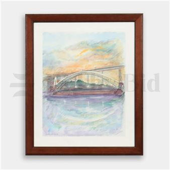 BULHÃO MEDINA "Ponte D.Luís - Bulhão Medina