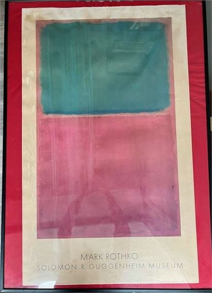 Mark Rothko | Poster for the Mark ROTHKO exhibition at the Solomon R ...