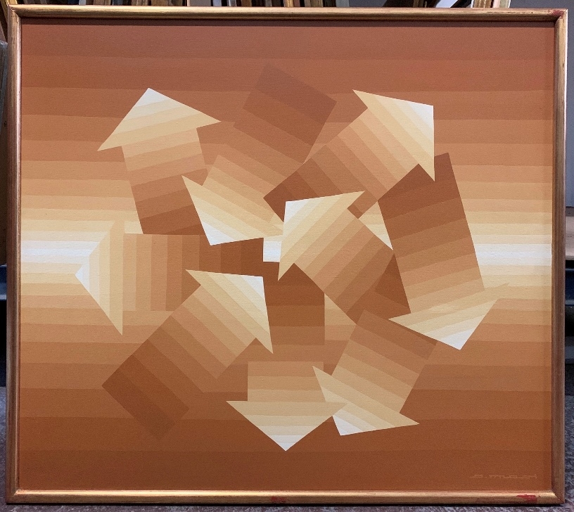 Artwork by Diego Masi, Flechas, Made of acrylic on canvas