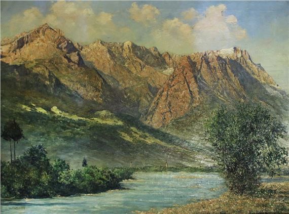 Zugspitze. by Walter Thamm