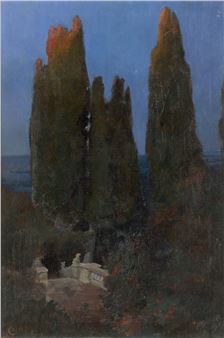 Zypressenhain auf Capri - H.scholl