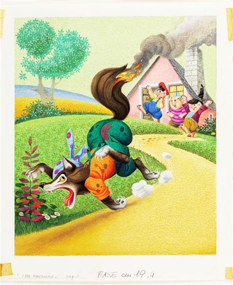 The three Little Pigs , 1982 by Severino Baraldi, published in 1982