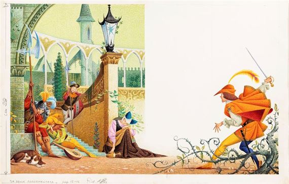 The Sleeping Beauty , 1982 by Severino Baraldi, published in 1982