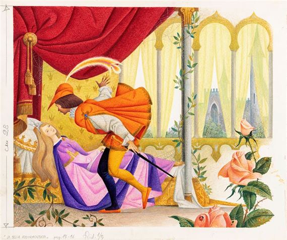 The Sleeping Beauty , 1982 by Severino Baraldi, published in 1982