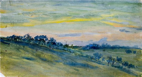 John Mansfield (MA,CT,1849-1933) oil painting antique by John Worthington Mansfield