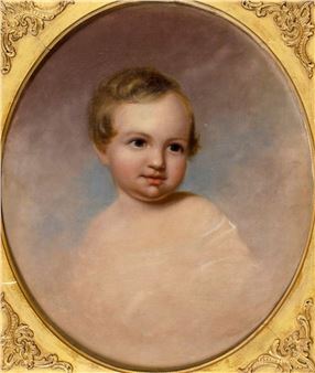 James Shegogue (NY,CT,1806-1872) oil painting antique - James Hamilton Shegogue