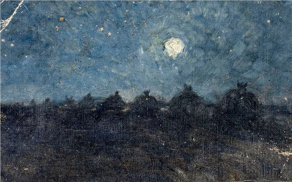 Moonlit Landscape by John Worthington Mansfield