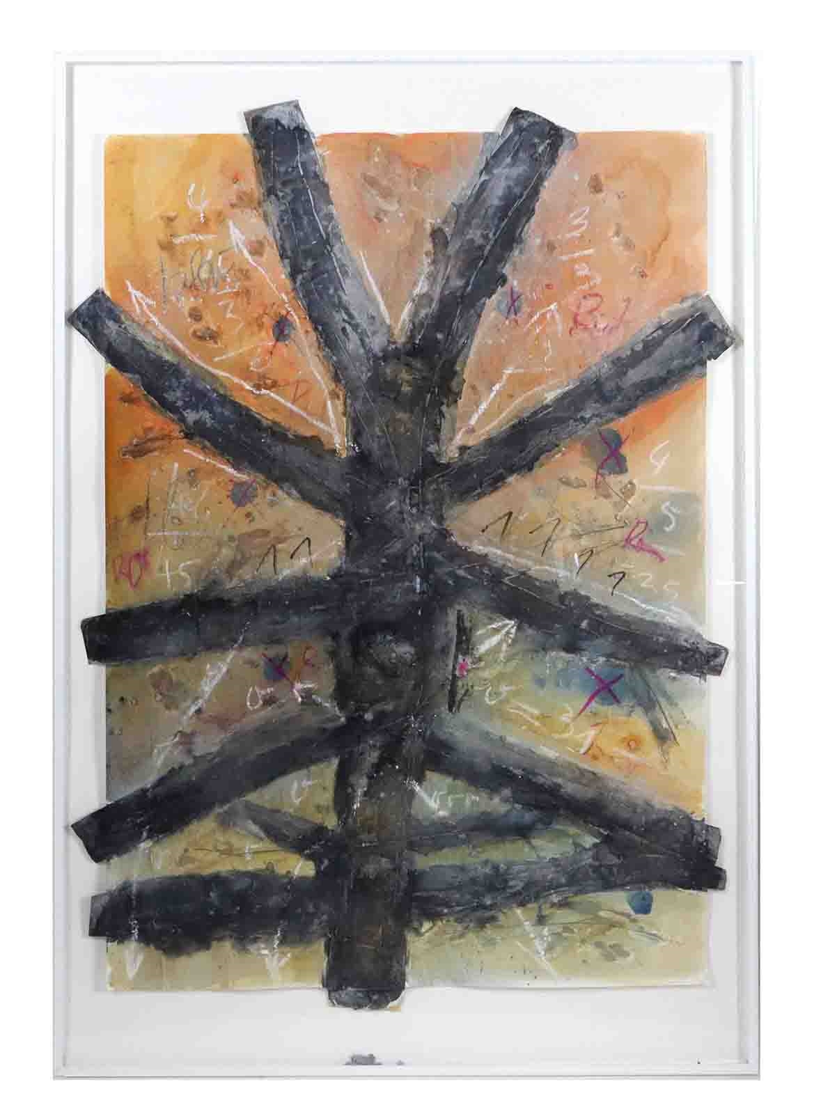 Artwork by Eduard Berms-Bata, Wunschbaum - Berms-Batas, Eduard 2005, Made of collage