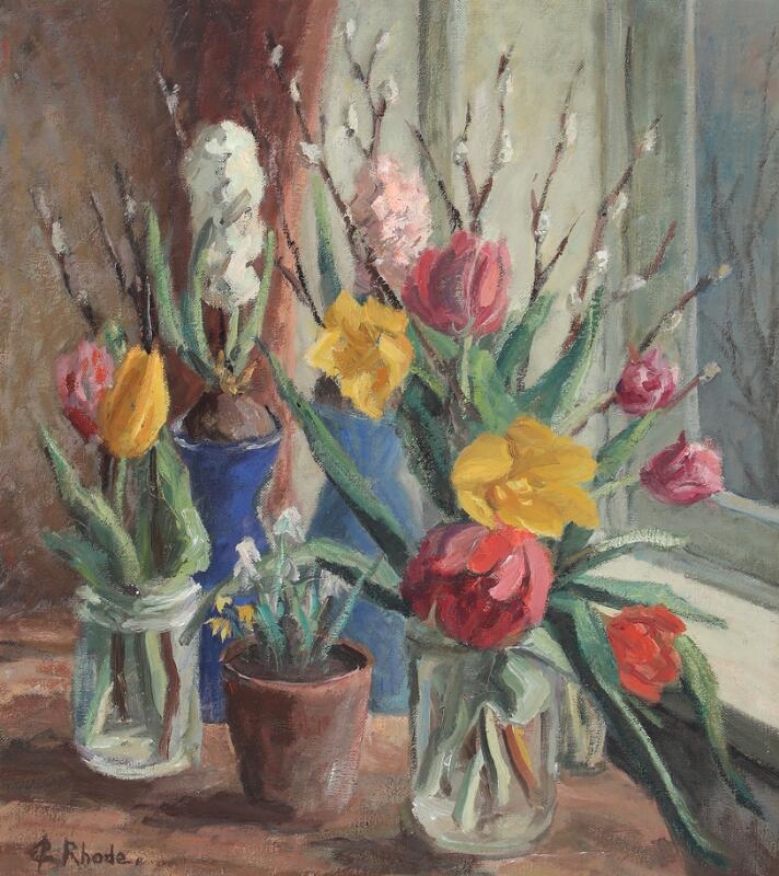 Christian Rhode | Two compositions with still life | MutualArt