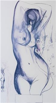 Brett Whiteley | Nude Figure | MutualArt