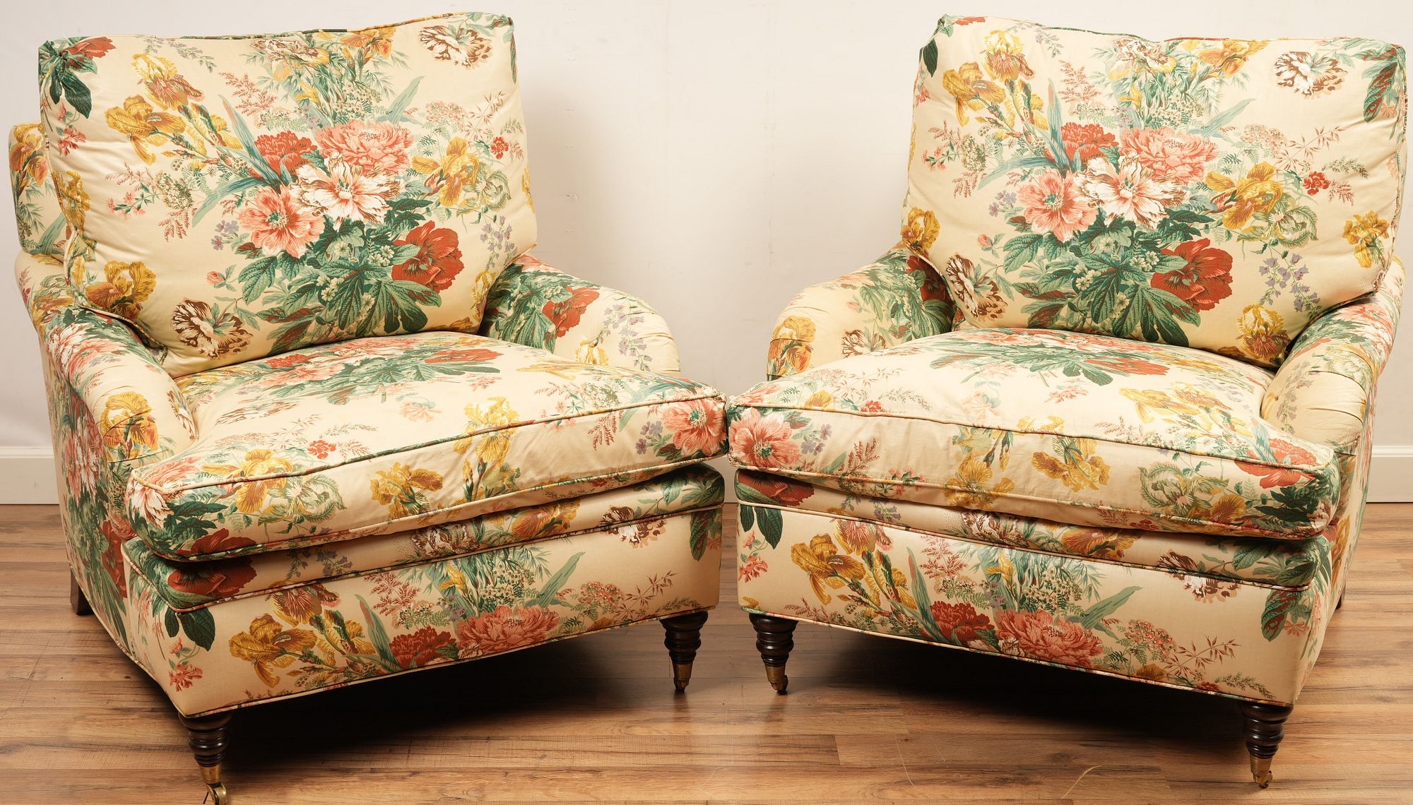 R. Jones | R. Jones Upholstered Arm Chairs | MutualArt