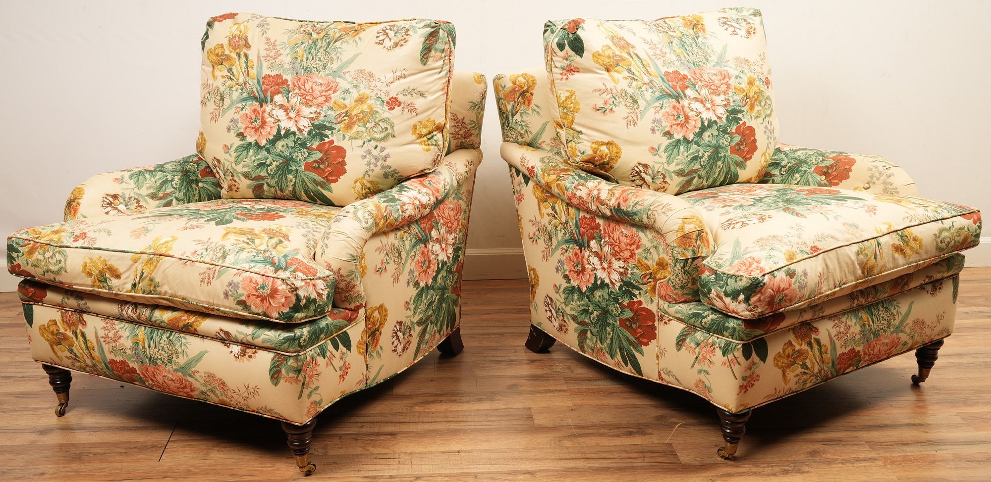 R. Jones | R. Jones Upholstered Arm Chairs | MutualArt