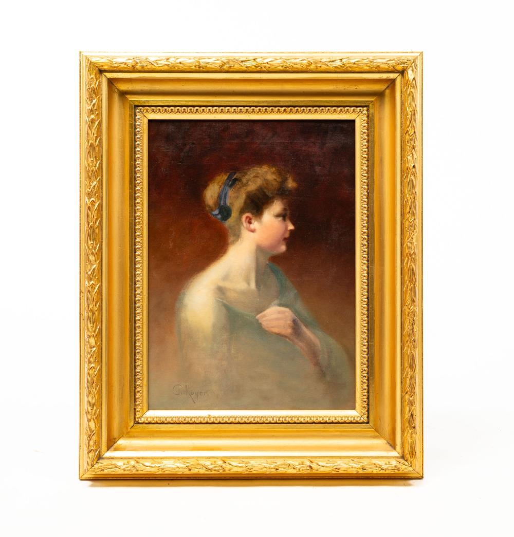 Charles Royer | PORTRAIT PAINTING OF A WOMAN (Late 19th Century ...
