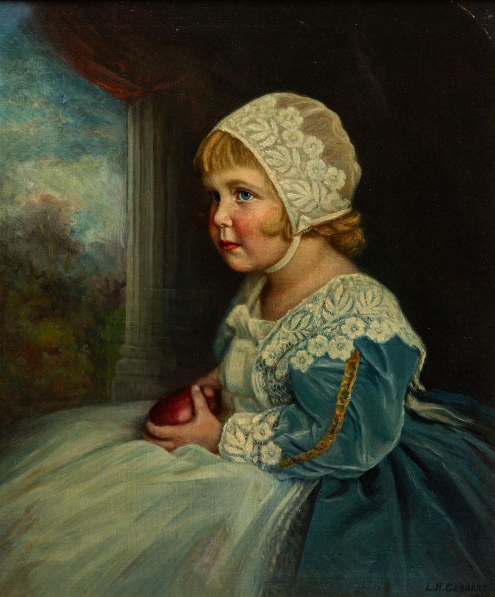 L. H. Gebhard | PORTRAIT OF A YOUTH SIGNED L.H. GEBHARD (1917) | MutualArt