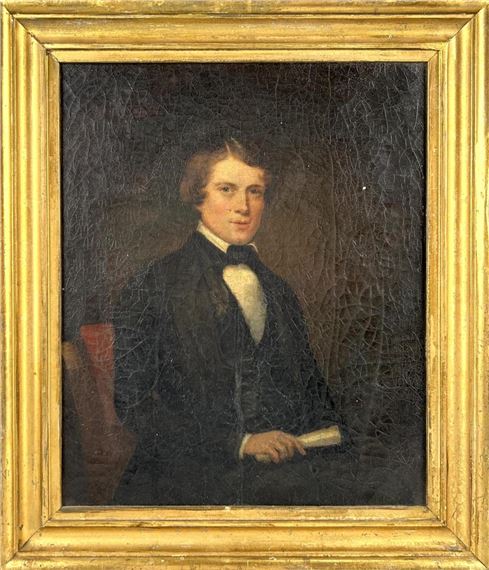 Portrait of William Vinton, age 19 by Bass Otis