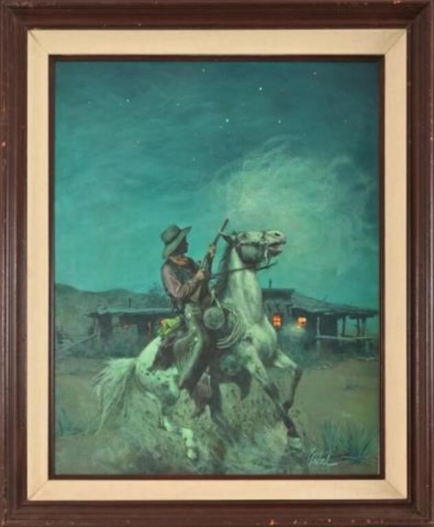Guy Deel | The Rio Hondo Kid Guy Deel Original Oil Painting | MutualArt