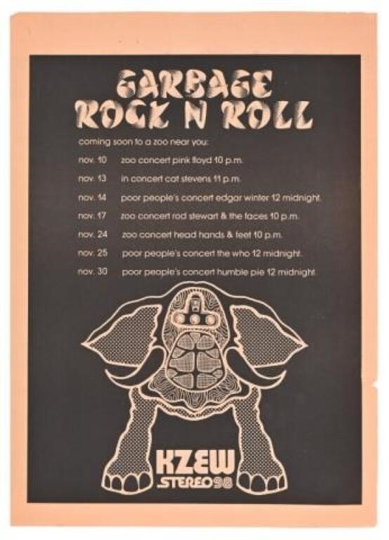 Steve Brooks Willie Nelson July 4th Newspaper Cartoons 1973 (1973