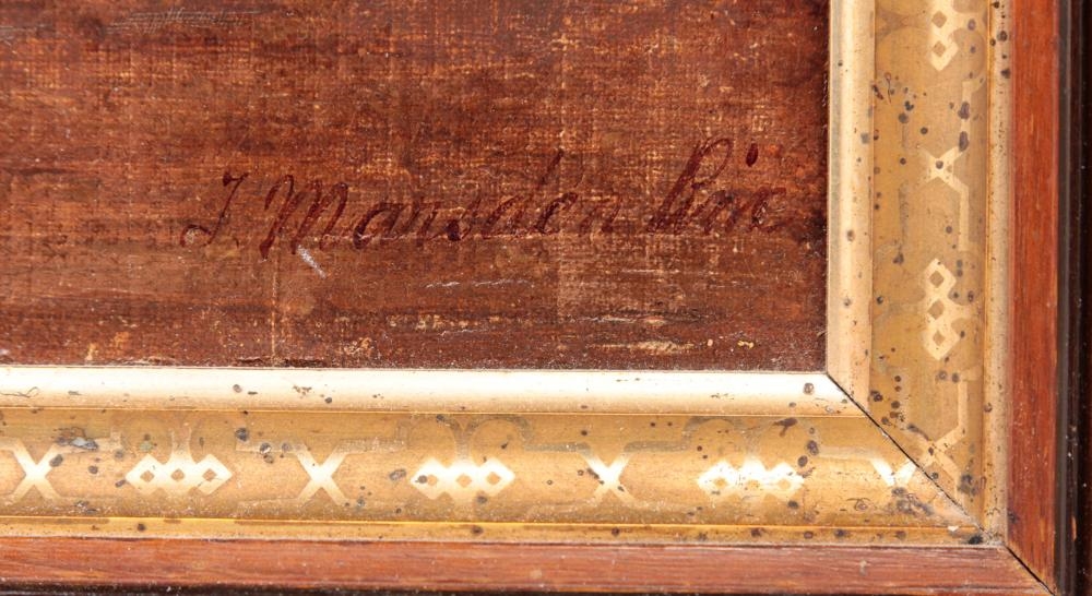 Artwork by Theodore Marsden, HORSE AND CARRIAGE PAINTING BY THEODORE MARSDEN, Made of oil on canvas