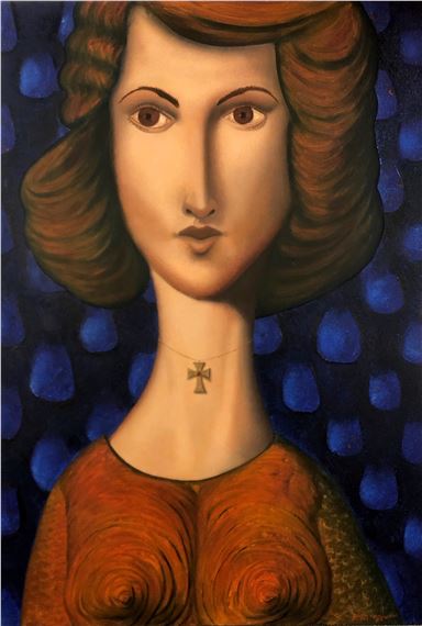 Rene by Mark Olsen, dated 2002