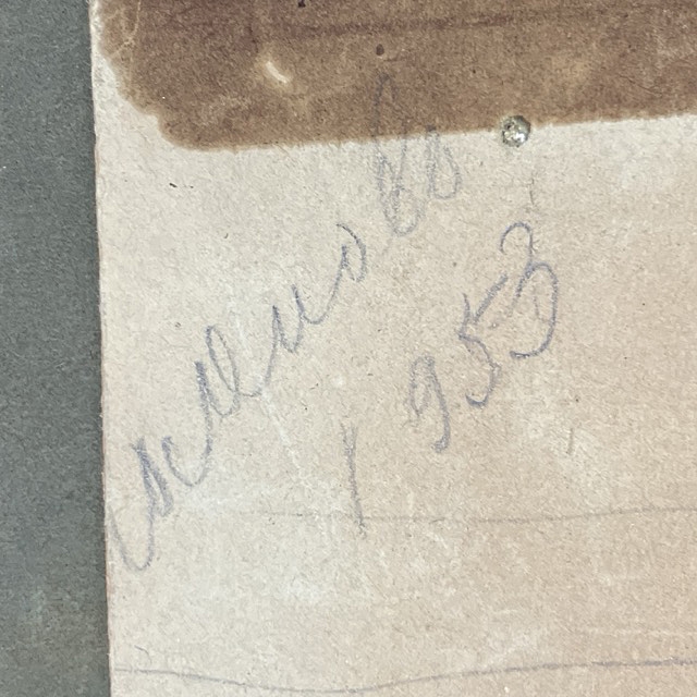 Artwork by Grigoriy Shegal, Grain field, Made of oil on carton