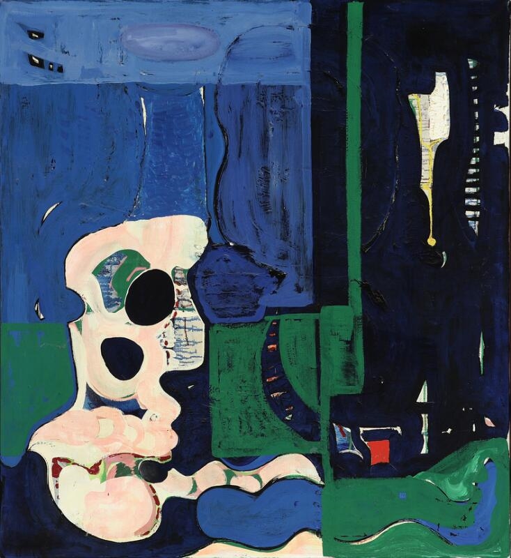 Artwork by Bjarne Wilhjelm Nielsen, Untitled, 1970, Made of Oil on canvas