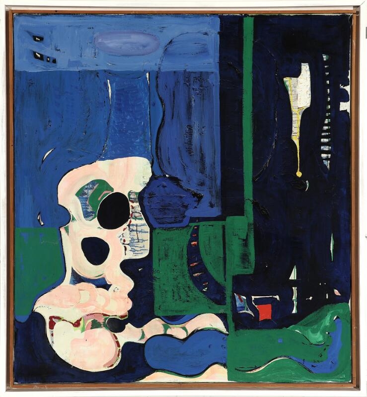 Artwork by Bjarne Wilhjelm Nielsen, Untitled, 1970, Made of Oil on canvas