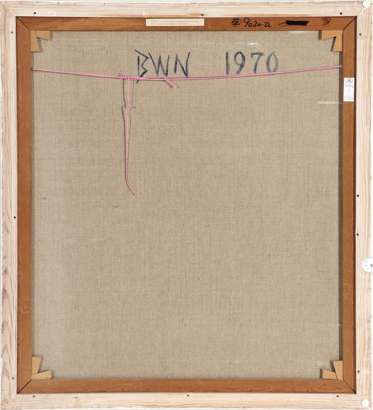 Artwork by Bjarne Wilhjelm Nielsen, Untitled, 1970, Made of Oil on canvas