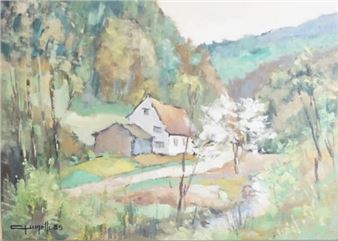 Vue de ferme - Jean-Claude Quinette