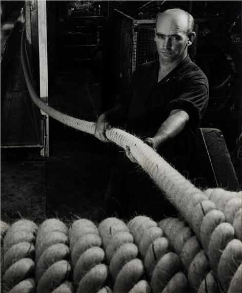 Wolfgang Sievers | The Roman Rope Walk at Miller Rope Brunswick 1962 ...
