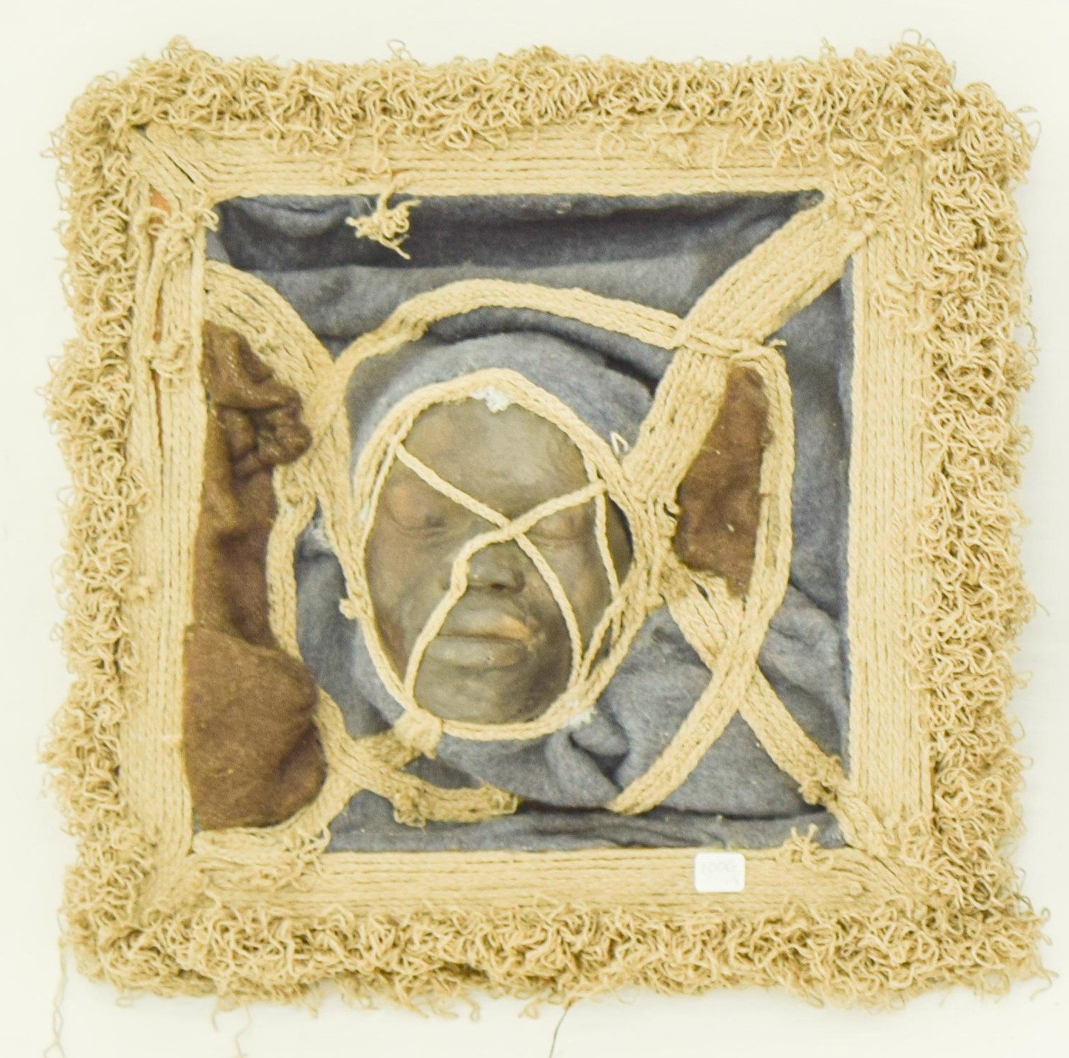 Artwork by Modisa Motsomi, Three Faces, Made of CERAMIC SCULPTURE