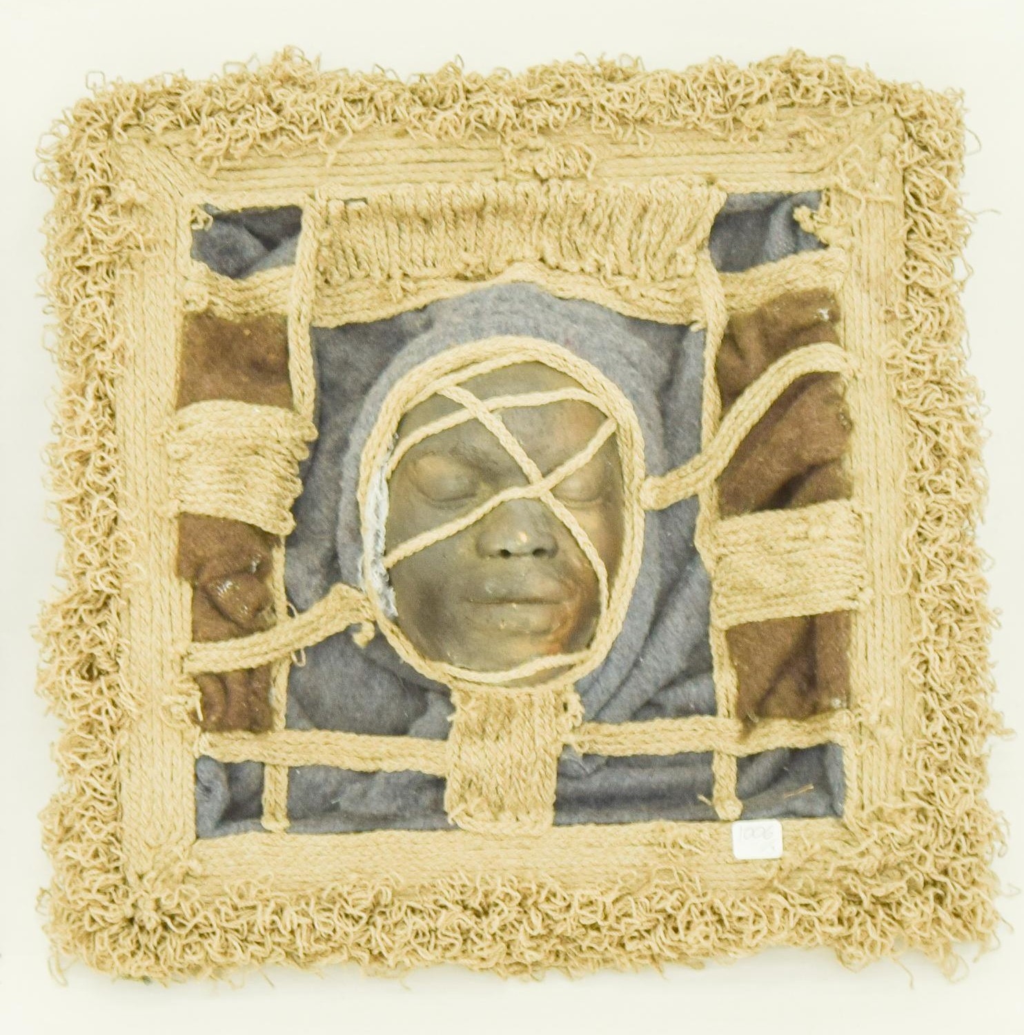 Artwork by Modisa Motsomi, Three Faces, Made of CERAMIC SCULPTURE