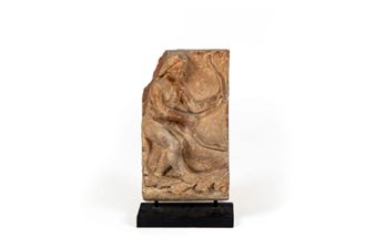Terracotta panel, part of a frieze with high-relief Nereid decoration - Agostino De'fondulis