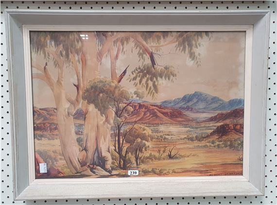 AN ALBERT NAMATJIRA PRINT by Albert Namatjira