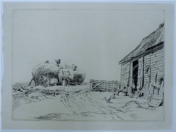 George Soper | SOPER, GEORGE (1870-1942) British, The Harvest, etching ...