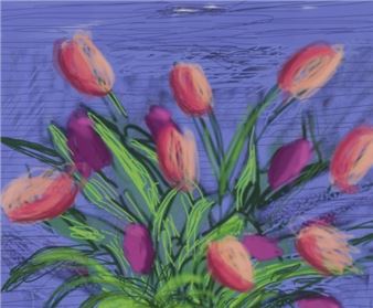 David Hockney: Big Tech - Leslie Sacks Gallery