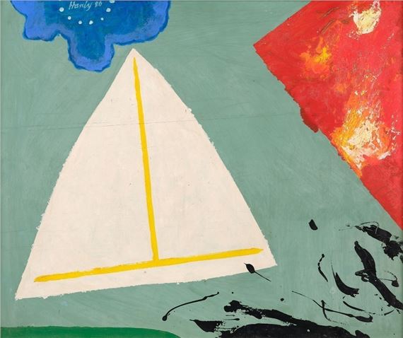 Pat Hanly | Hope + Fire B (1986) | MutualArt