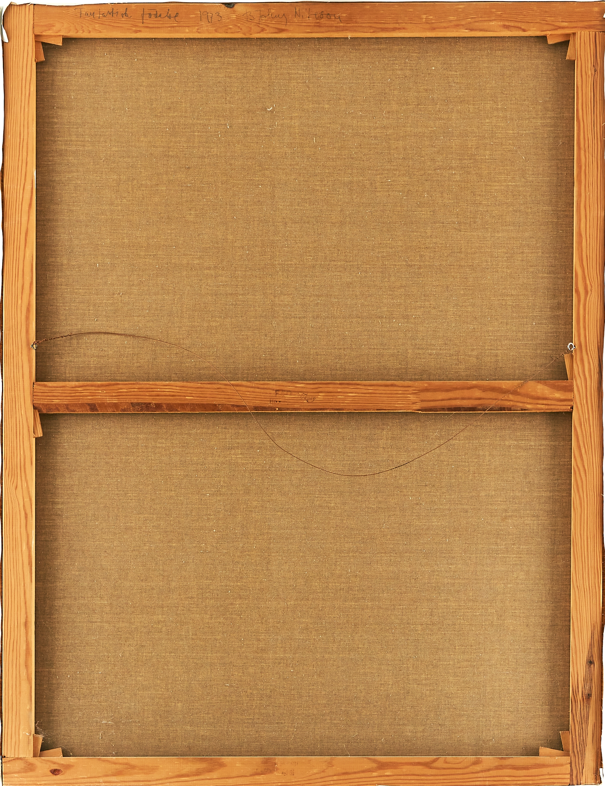 Artwork by Bert-Johnny Nilsson, Fantastisk födelse, Made of oil on canvas