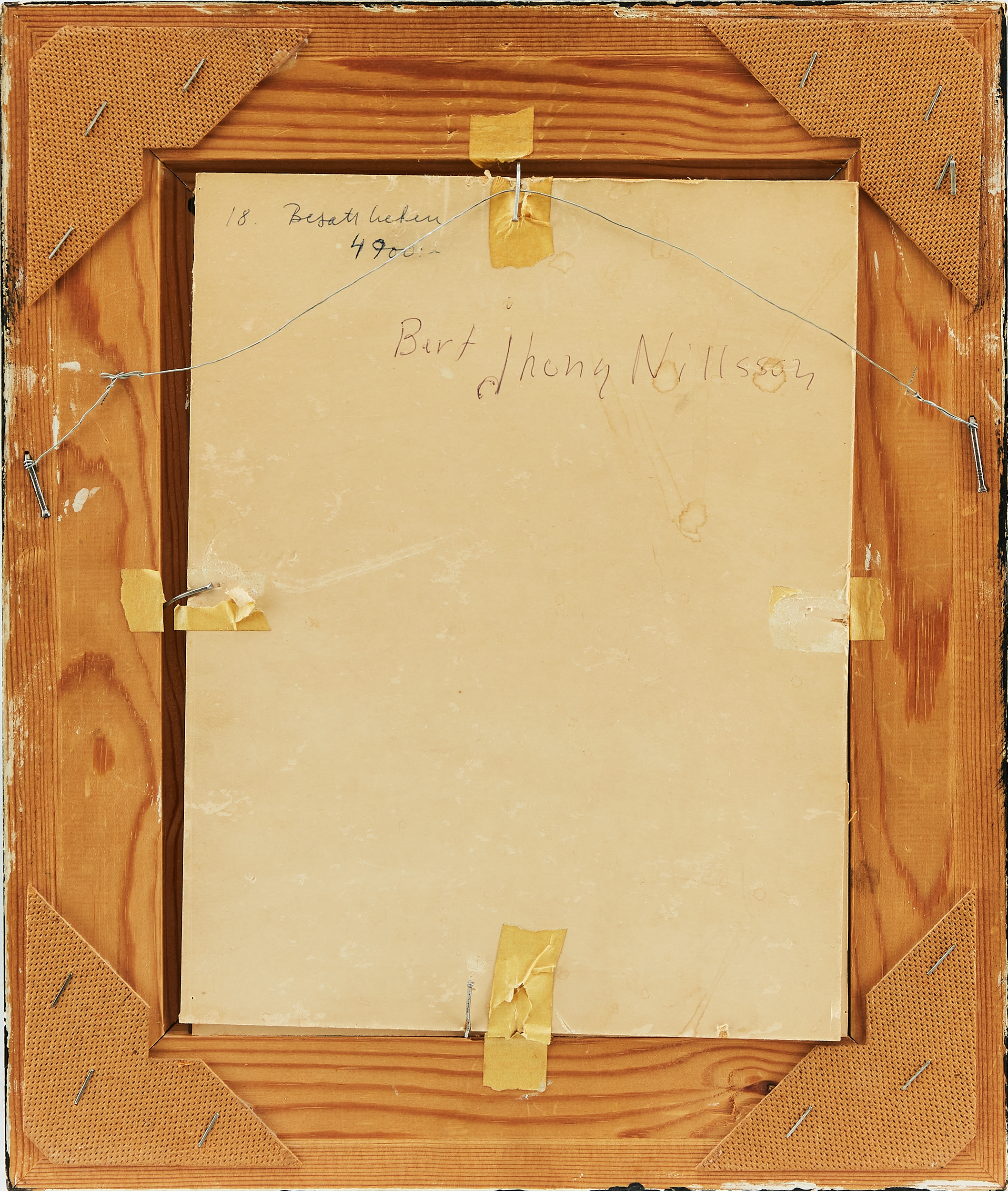 Artwork by Bert-Johnny Nilsson, Besattheten, Made of watercolor and opaque white on paper