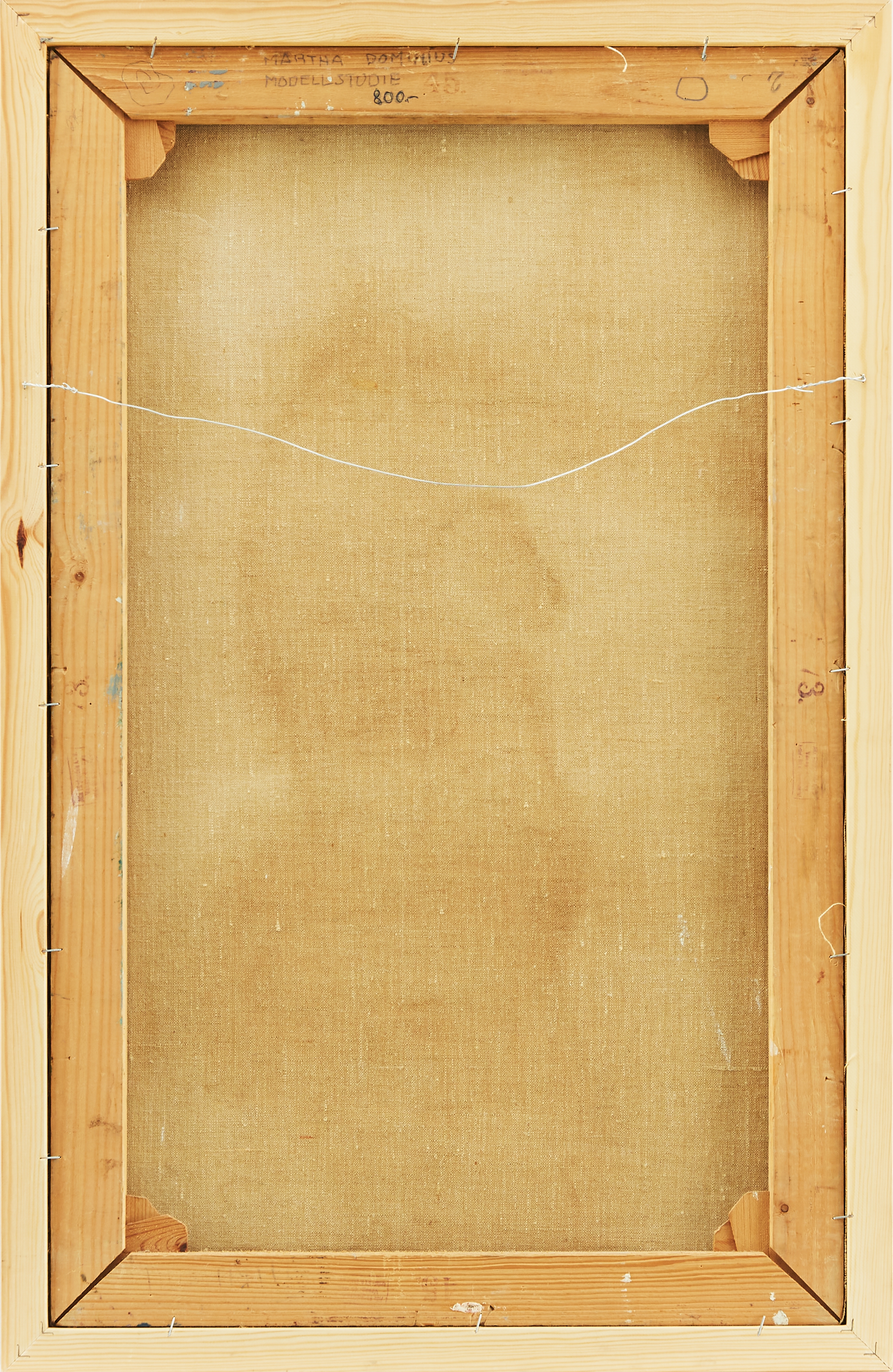 Artwork by Martha Dominius, Modellstudie, Made of oil on canvas