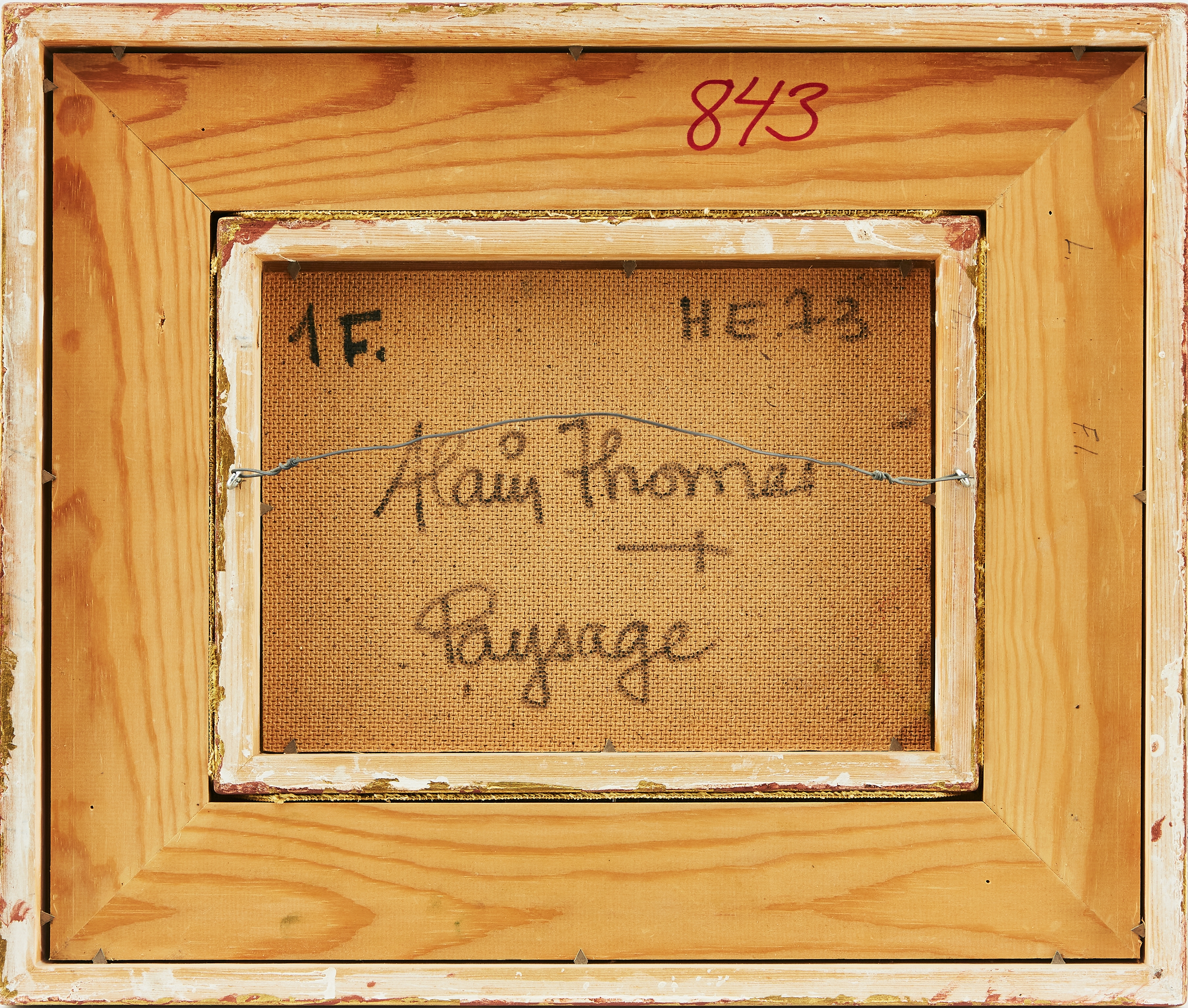 Artwork by Alain Thomas, Paysage, Made of oil on panel