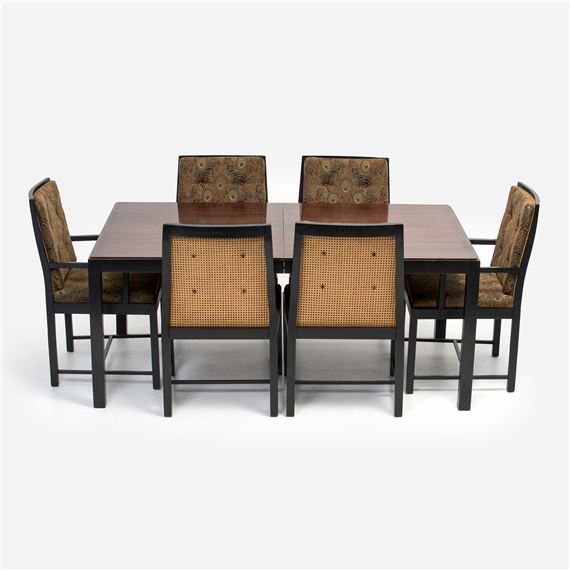 Dining table and six chairs by Jack Cartwright, circa 1960s