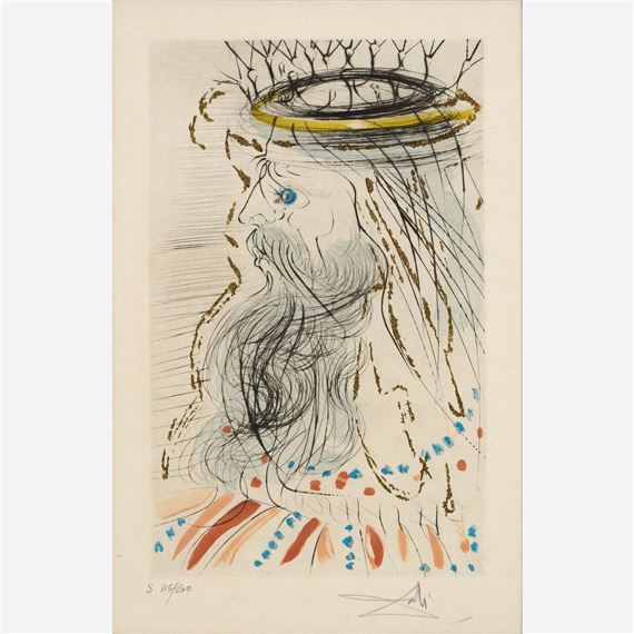 Salvador Dalí | Venus au joueur d'orgue (From: Suite mythologique