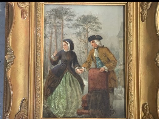 C. Hamilton | 19th C. Signed Oil/Board Painting (19th Century) | MutualArt