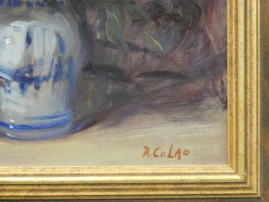 Rudolph Colao | depicts bouquet of lilacs | MutualArt