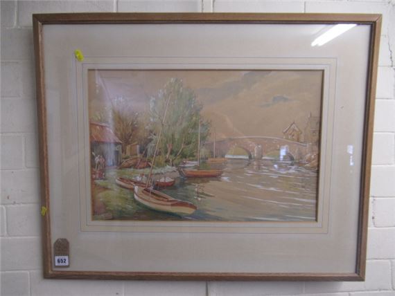 WATERCOLOUR BY CA MORRIS by C. A. Morris