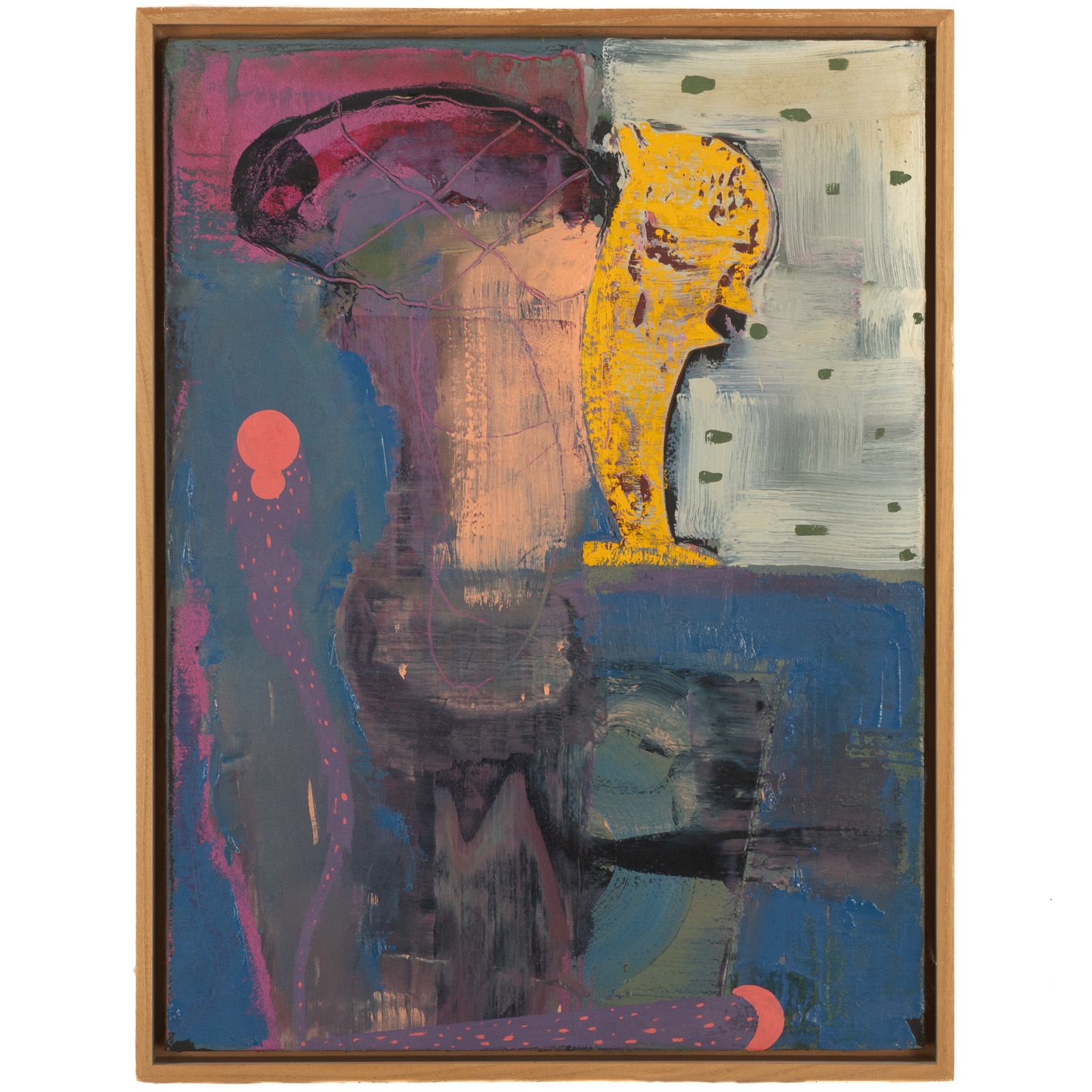 Artwork by Dan Dudrow, Fat Tuesday, Made of Mixed media on canvas