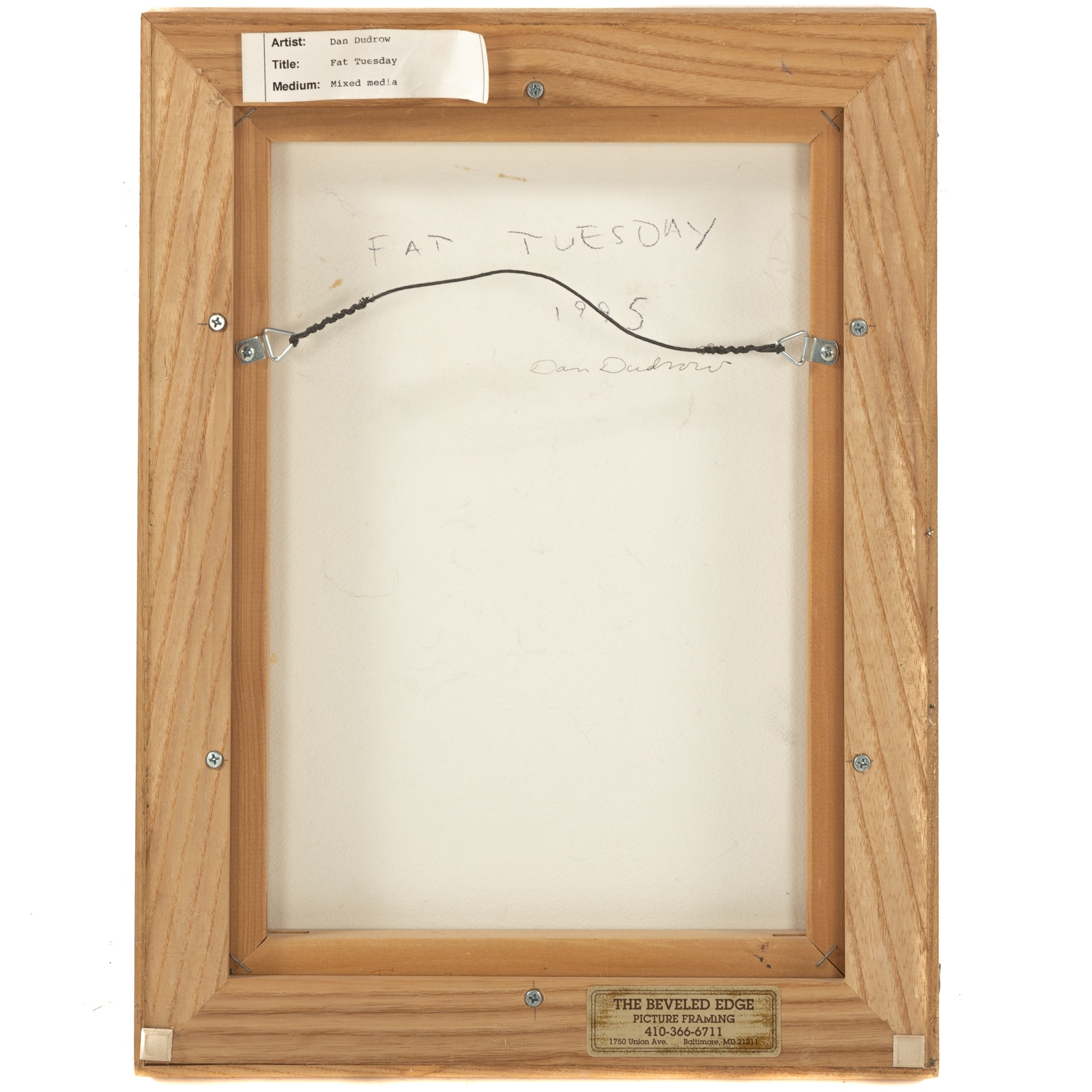 Artwork by Dan Dudrow, Fat Tuesday, Made of Mixed media on canvas