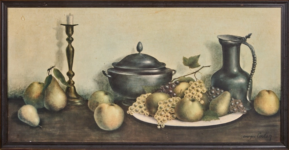 Georges Couton | A Still Life Of With Grapes Picture By George Couton ...